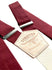 Red Wine Linen BUTTON-ON Suspenders Set